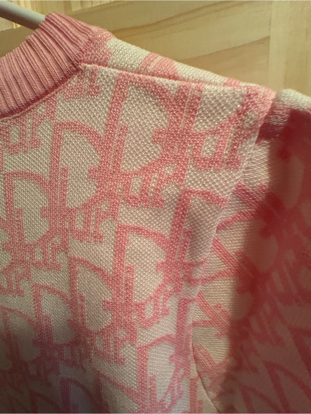 Fashion Pink Logo Knit Dress - Picture 3 of 5